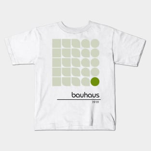 Bauhaus Retro Vintage Geometric Pattern Poster Design T-Shirt Kids T-Shirt